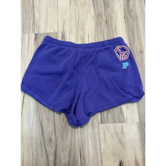 Playboy by Pacsun Women’s Large Purple Happy Camper Lounge Hiking Shorts - Picture 4 of 4